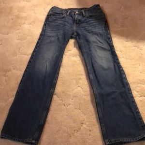 Size 14 boys Abercrombie boot cut jeans